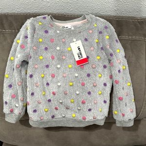 🎀🎀 NWT Epic Threads Toddler Polka Dot Fuzzy Sweater 🎀🎀